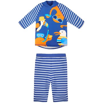 英國 JoJo Maman BeBe 嬰幼兒/兒童兩件式防曬泳裝_夏日夥伴_JJH3938