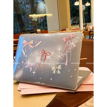 Little Case "蝴蝶結飄帶" 爆閃macbookpro保護殼適用蘋果13.3寸air13外殼2023新款15寸mac電腦超輕薄13.6寸