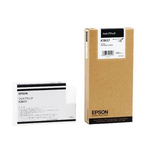 (まとめ) エプソン EPSON PX-P／K3インクカートリッジ フォトブラック 350ml ICBK57 1個 〔×10セット〕〔代引不可〕