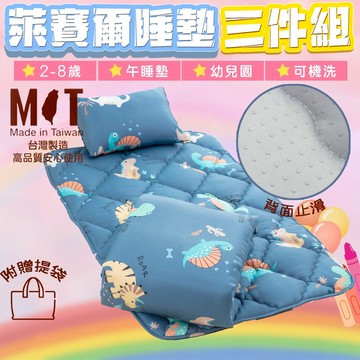 現貨 萊賽爾涼被睡墊三件組(附提袋)(睡袋/嬰兒床墊)  侏儸紀公園[艾拉寢飾][滿額免運]