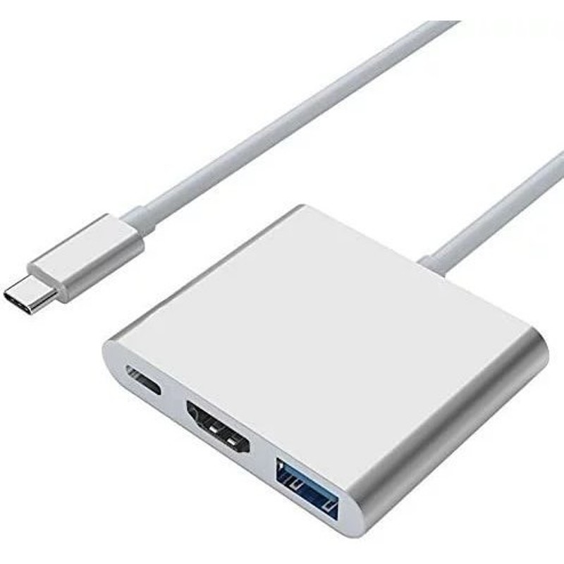 Type-C to HDMI 変換アダプター HDMI USB3.0 Type-C ハブ変換 3-in-1 解像度4Kサポート MacBookなど対応  JZVデジタルAVマルチポートアダプター タイプc 通販 LINEポイント最大0.5%GET | LINEショッピング