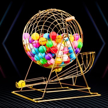 金屬搖獎搖號機手動抽獎幸運轉盤雙色球魚塘選號活動促銷酒吧KTV