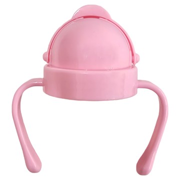 DOOBY 大眼蛙 保溫神奇喝水杯座蓋  耐熱PP材質  粉色  1個  杯座蓋
