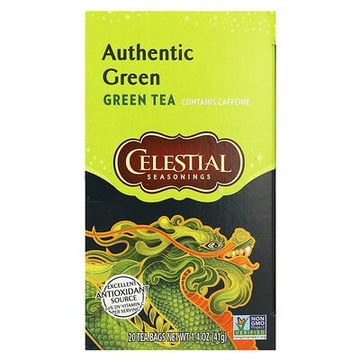 Celestial Seasonings, 正宗綠茶，20 茶包，1.4 盎司（41 克）
