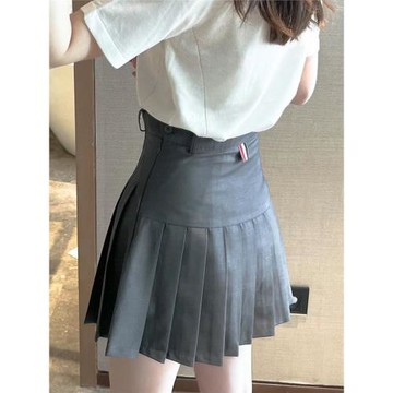 高版本tb百褶裙短裙高腰顯瘦防走光A字半身裙褲25夏季新款學院風
