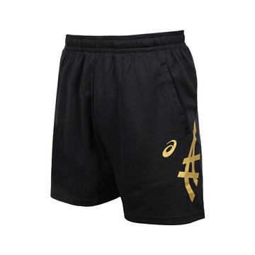 ASICS 男短版排球短褲(免運 台灣製 五分褲 訓練 運動 健身「2053A138-007」≡排汗專家≡