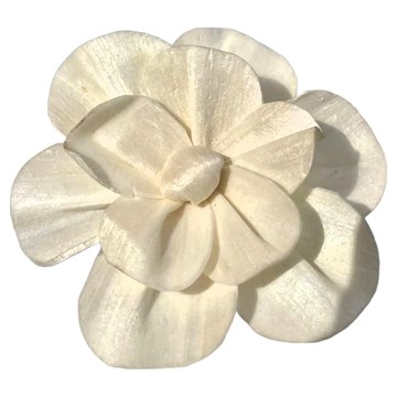 6.5cm康乃馨索拉花10入  象白