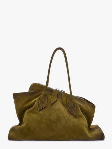 La Passeggiata Large suede shoulder bag - THE ATTICO - gender_Woman