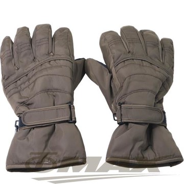 OMAX帥氣防寒防潑水機車手套-男用-咖啡色