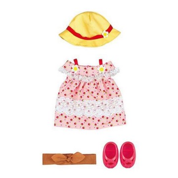 任選日本小美樂娃娃 草莓長洋裝_PL51472 (不含娃娃)PILOT原廠公司貨