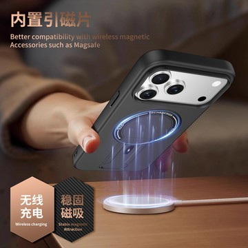 ✨【風越】iPhone18 盾膚感 17 磁吸 16promax 支架手機殼蘋果 15Pro全包 防摔 14保護套13