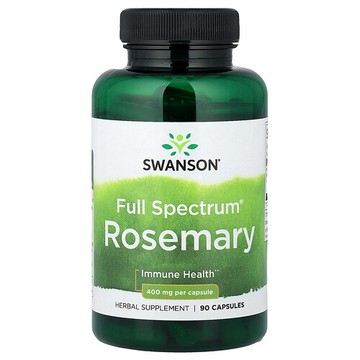 Swanson Vitamins, 多面®迷迭香，400 毫克，90 粒膠囊