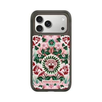 iPhone 17 Pro Max AirX 本質黑 - Catalina Estrada - Pink Tiger and Flowers