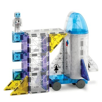 Magna-Tiles 磁力積木-太空梭32片|聖誕禮物|生日禮物