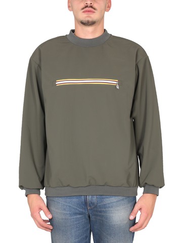 k-way sweatshirt with front pocket