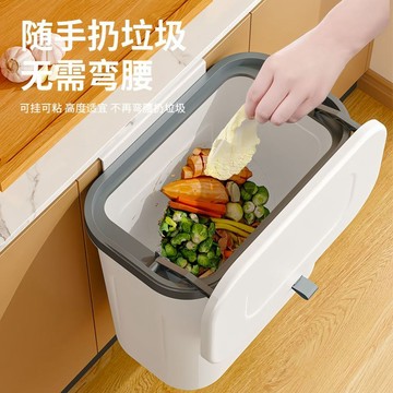 新品上新🍒蔬菜架壁掛式垃圾桶衛生間夾縫懸掛家用廚房廚餘收納蔬果生鮮UEF
