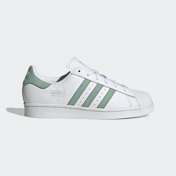 【ADIDAS】SUPERSTAR W 綠/白 女鞋 穿搭 休閒鞋 貝殼鞋 IG4541