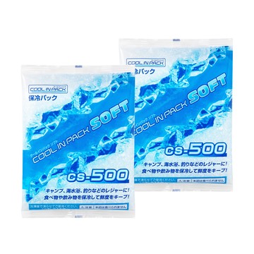 JEJ 日本製保冷凝劑2入組-500g(保冷袋/冰敷袋)
