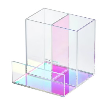 KING JIM Lumillia 多功能筆架/智慧型手機支架 尺寸102 x 102 x 105mm  極光  1個