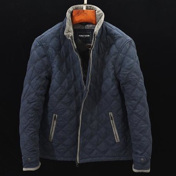 棉衣男秋冬新款立領修身男士商務大碼短款薄棉服休閑夾克外套男