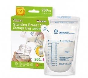 小獅王Simba 親喂感系列 立體母乳保鮮袋260ml (S9932) (實體簽約店面) 專品藥局【2006430】