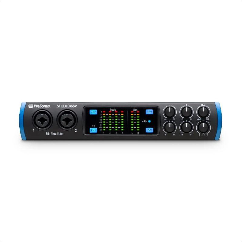 PreSonus Studio 68c オーディオ MIDIインターフェース 24Bit 192kHz 6入力 6出力USB-C Studi