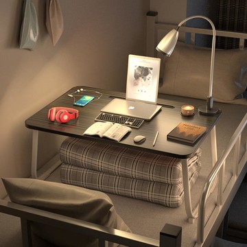 學生宿舍小桌子床上桌板飄窗折疊桌寫作業的上鋪神器懶人膝上」