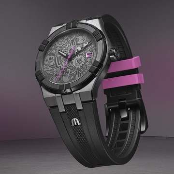 Maurice Lacroix 艾美錶 AIKON系列 Wotto 藝術家聯名限量錶-40mm AI1108-PVL20-090-2-2