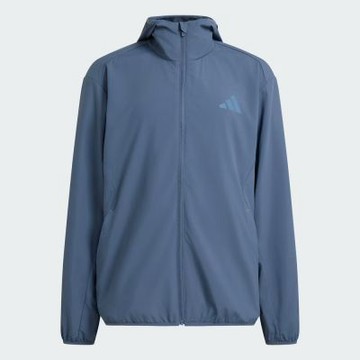 Adidas 愛迪達 Trn Wv Jkt KU8497 男 夾克 運動外套 休閒穿搭 吸濕排汗 灰藍