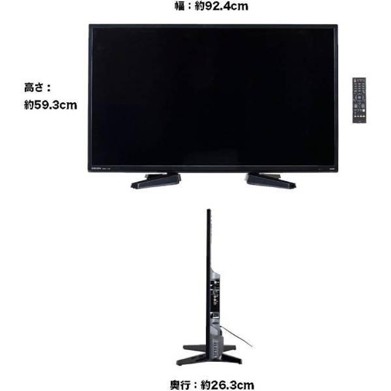 テレビ 40型 ORION フルハイビジョン 液晶テレビ 40インチ NHC-401B