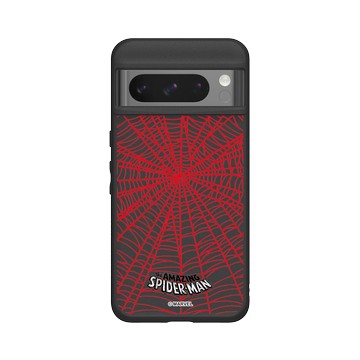 Pixel 8 Pro SolidSuit 黑 - 迪士尼-漫威 Marvel - 蜘蛛人-紅蜘蛛網
