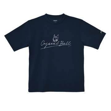 機能圓領寬版Tee｜Crystal ball｜Blanc #R20090D078