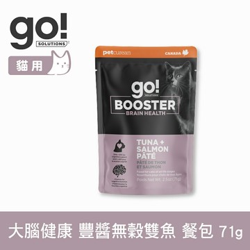 【SofyDOG】go! 貓咪機能主食餐包 大腦健康 豐醬無穀雙魚 71g 貓罐頭 貓餐包 鮮食【APP下單天天10%點數回饋】