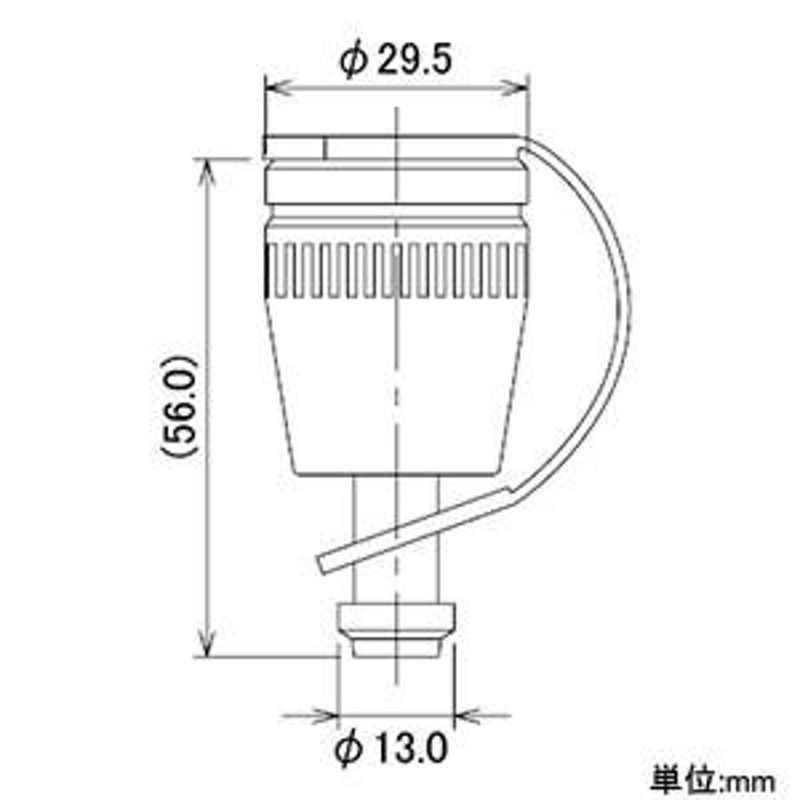 カクダイ ゴム管用ソケット コンセント型 一般家庭用 都市ガス・LPガス