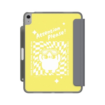 11 吋 iPad Air (M2) iPad Case 極致灰 - 爽爽貓 Song Song Meow by SECOND - Attention Please