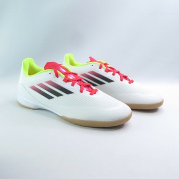 ADIDAS IE1228 F50 League IN 男女 室內足球鞋 平底足球鞋 白/黃橘紅【iSport愛運動】