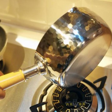 日本進口不銹鋼日式雪平鍋泡面一人湯鍋木柄奶鍋小電磁爐平底大號