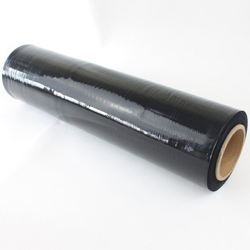 黑色棧板膜 PE工業伸縮膜 50cm x 約350M 厚20u  /一捲入(定600)  PE膜 防撞膠膜 線性聚乙烯膜 工業保鮮膜 包裝束膜 收縮膜 防塵膠膜-嘉【APP滿額下單10%點數(單一帳號最高5000點)】1/31止