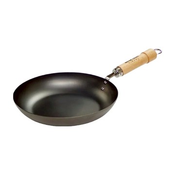 RIVER LIGHT 電磁爐適用 極PREMIUM系列 不易生鏽窒化鐵平底鍋 日本製  1個  28cm