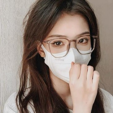 防藍光輻射電腦眼鏡女素顏神器大臉顯瘦無度數平光眼睛男近視9302
