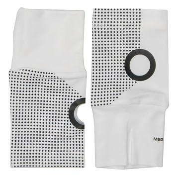 MEGA 美高 COOUV 防曬透氣 無指手套 UPF50+  18-21cm  UV-001W 白色  1雙