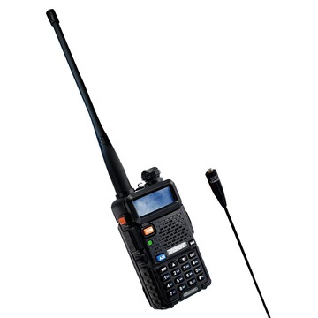 BAOFENG 寶峰 雙頻無線對講機 原廠耳掛式耳機麥克風 + 40cm 長天線套組 UV-5R  1組