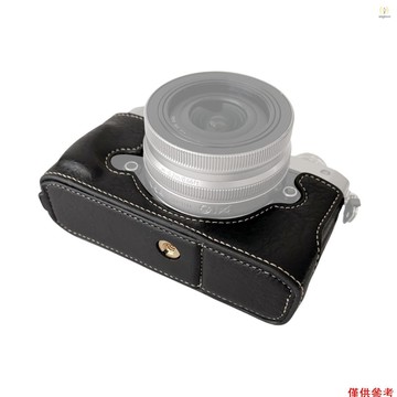 便攜式相機保護套復古風格相機保護套支架手提包底部開口設計,帶肩帶更換,適用於 Z fc 相機 T1V