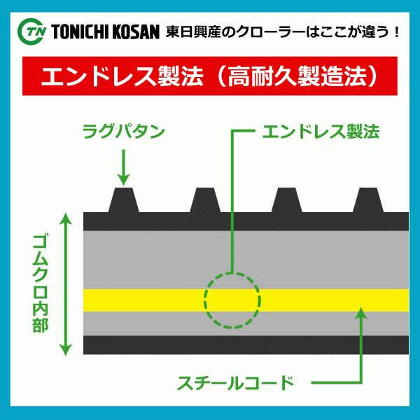 2本 ヤナセ 10-15HST SN207237 200-72-37 東日興産 除雪機 スノーロータリー ゴムクローラー クローラー ゴムキャタ 200x72x37 200x37x72 200-37-72