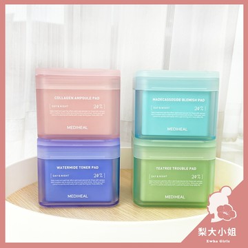 【梨大小姐新款上架】韓國 MEDIHEAL 棉片 化妝水棉片 調理棉片 美迪惠爾 爽膚棉片 茶樹 積雪草 保濕 膠原蛋白
