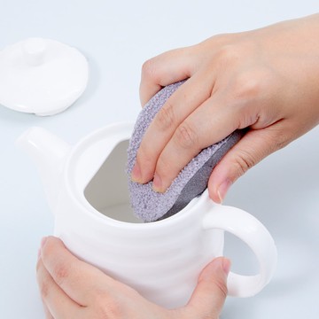 【MARNA】日本去茶垢菜瓜布10組(2枚1組) 灰色 日本製(原廠總代理)