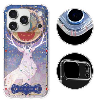 KnowStar iPhone17/16/15/14/13/12系列 奧地利彩鑽防摔手機殼-星軌Air/16e/ProMax/Plus/SE/XR