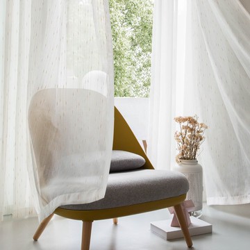 窗簾紗簾透光不透人紗飄窗白紗陽臺紗隔斷客廳半遮光窗紗白色布料