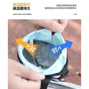 超值下殺 💥精品優選 自行車車把水壺袋 多功能水壺袋 水壺包 保溫 保冷 保冷袋 網袋設計 收納袋 置物袋 收納 水壺