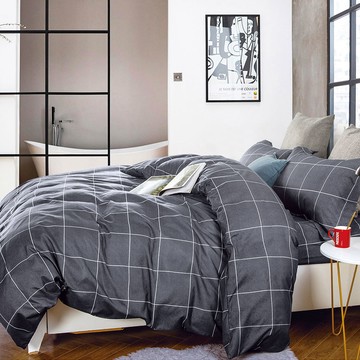 床包被套組-單人/雙人/加大/ 舒柔棉 / 城市光廊 台灣製